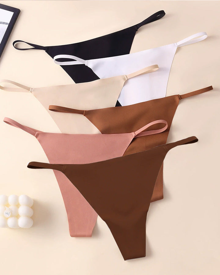 Serenyllia – Ice Silk Seamless T-Shaped Briefs