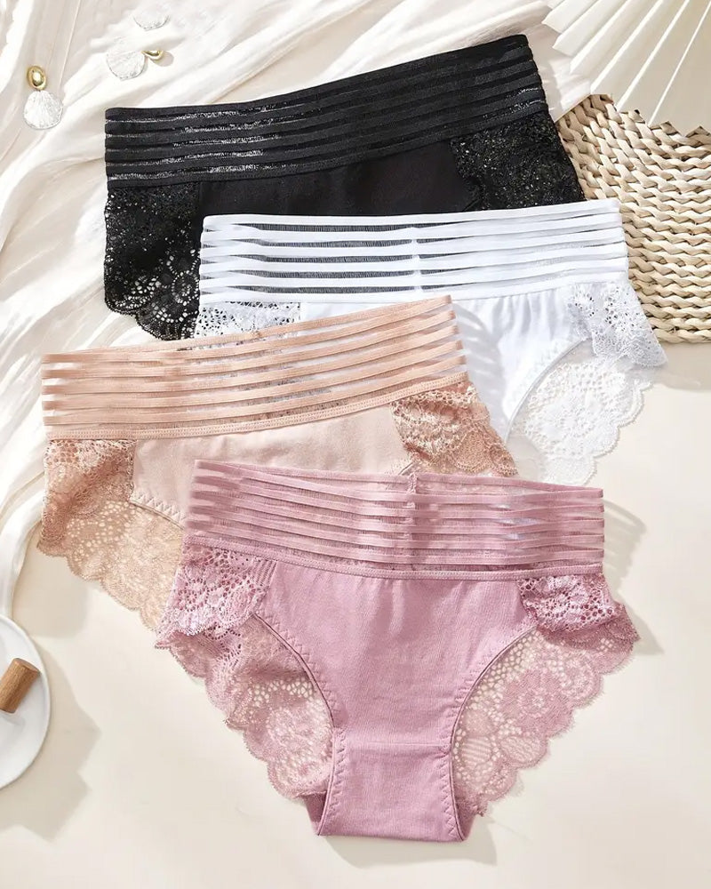 Cyralissevia – High-Waist Lace Seamless Panties