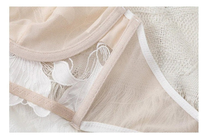 Evangeline – White Lace Embroidered Set