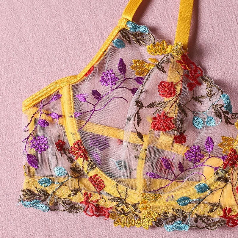 Amara – Boho Embroidered Lingerie Set