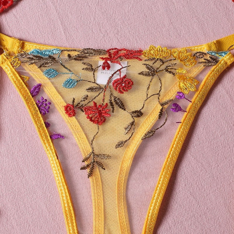 Amara – Boho Embroidered Lingerie Set
