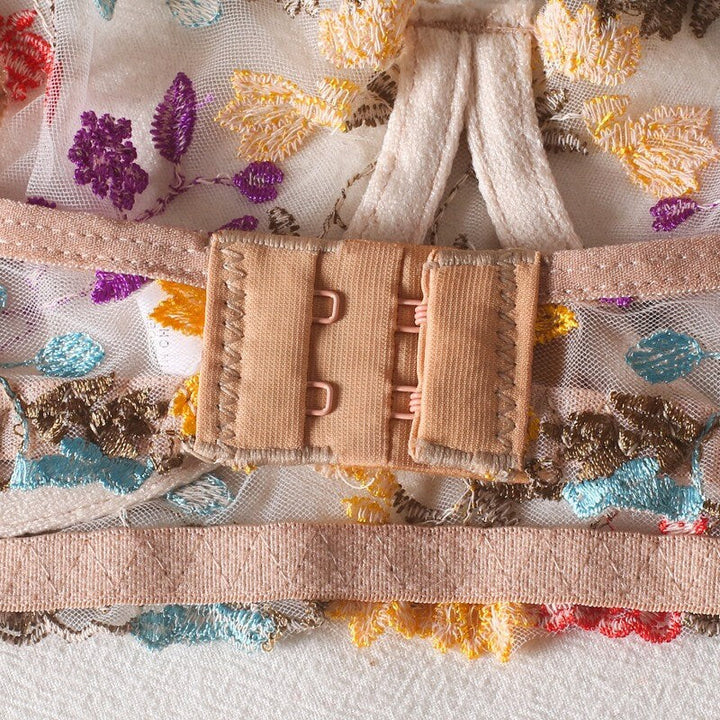 Isabella – Boho Embroidered Lingerie Set