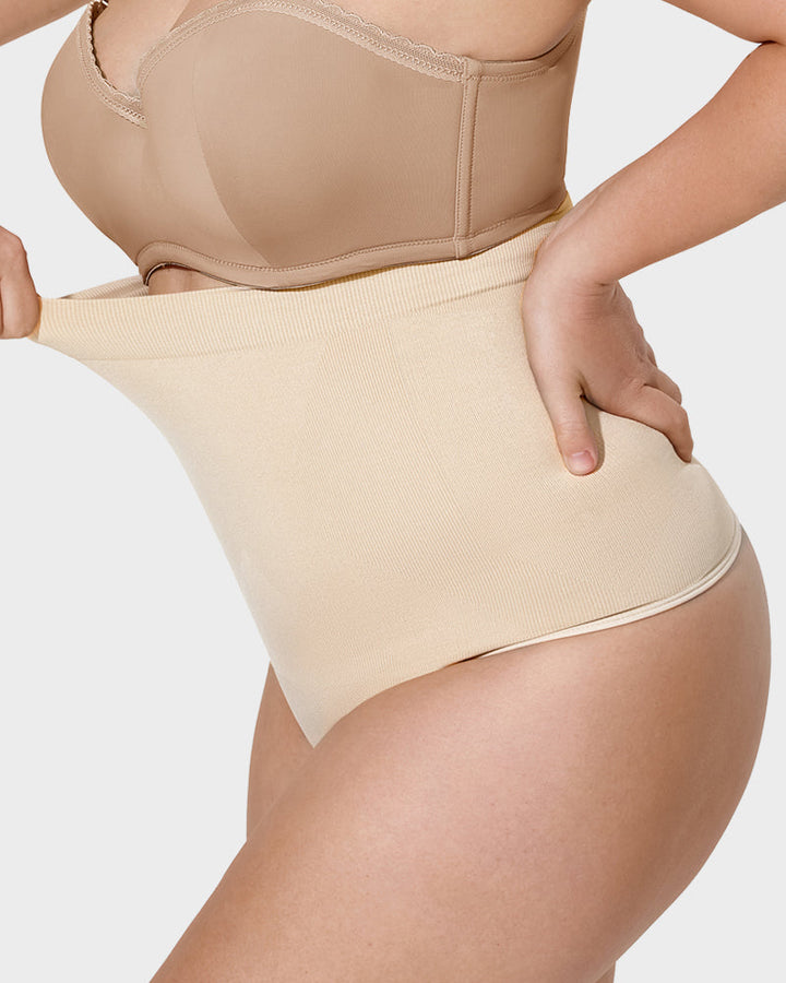 Sylvarissea – Two-Pack High-Waist Tummy Control Thongs