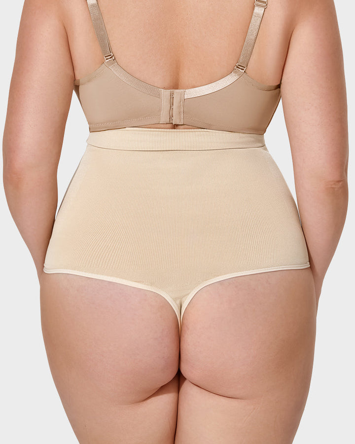 Sylvarissea – Two-Pack High-Waist Tummy Control Thongs