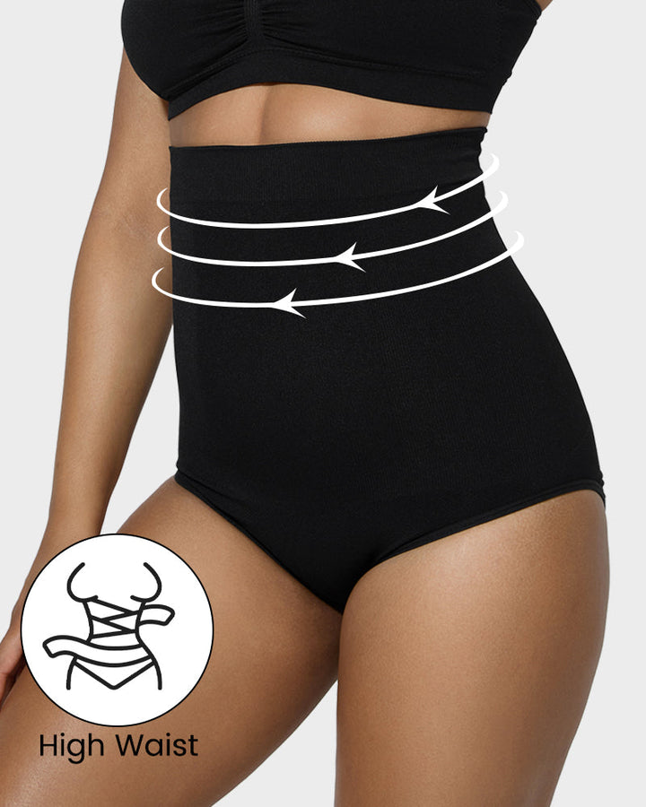 Cyralynthaes – Two-Pack High-Waist Tummy Control Briefs