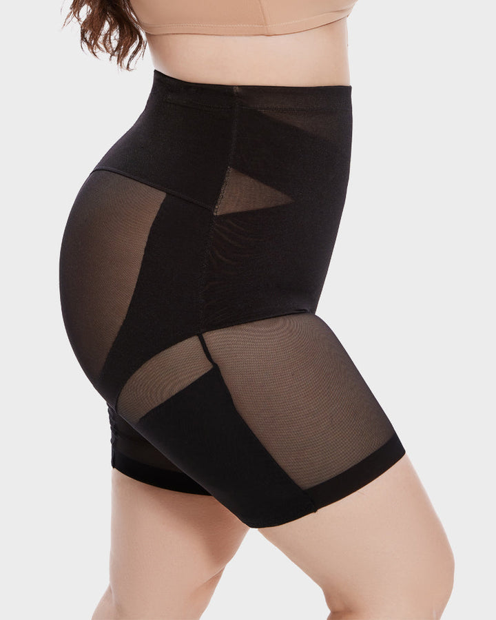 Danyca – High-Waist Mesh Shaping Shorts