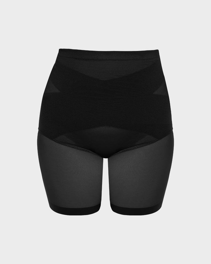 Danyca – High-Waist Mesh Shaping Shorts