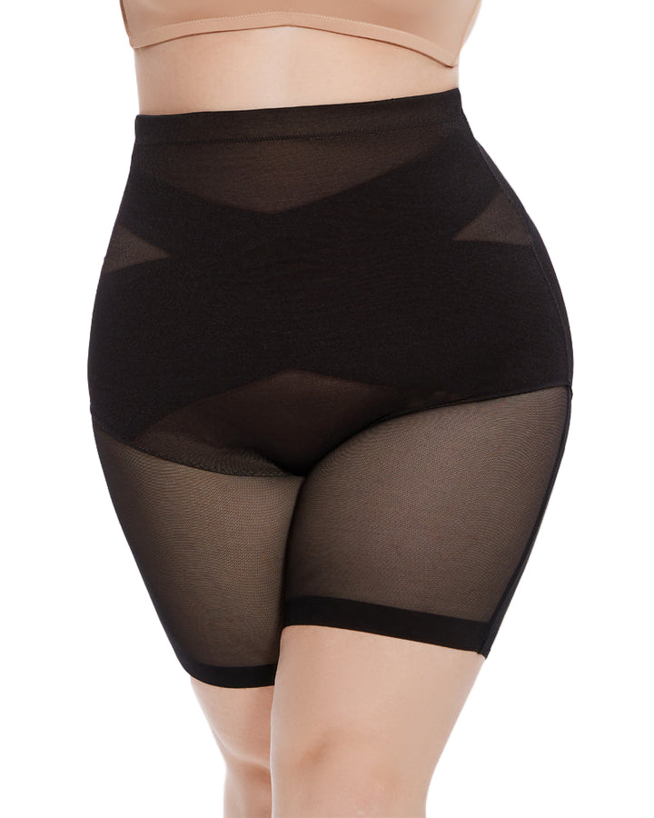 Danyca – High-Waist Mesh Shaping Shorts