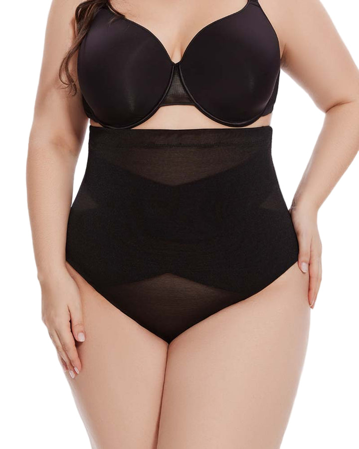 Cyralynxia – High-Waist Mesh Shaping Thong