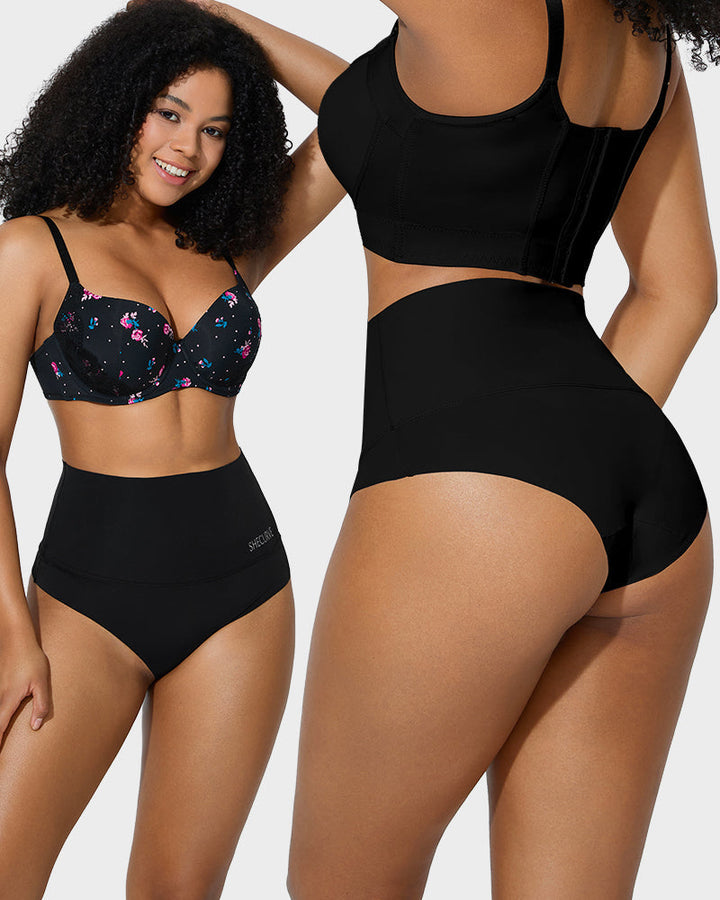 Aurelithia – Three-Pack High-Waist Tummy Control Briefs