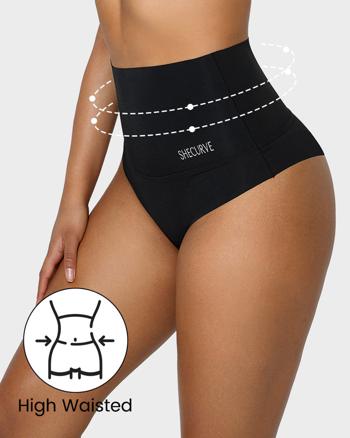 Aurelithia – Three-Pack High-Waist Tummy Control Briefs