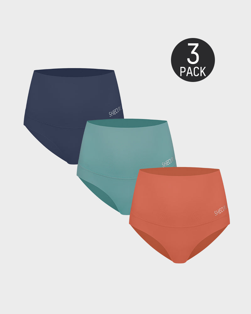Aurelithia – Three-Pack High-Waist Tummy Control Briefs