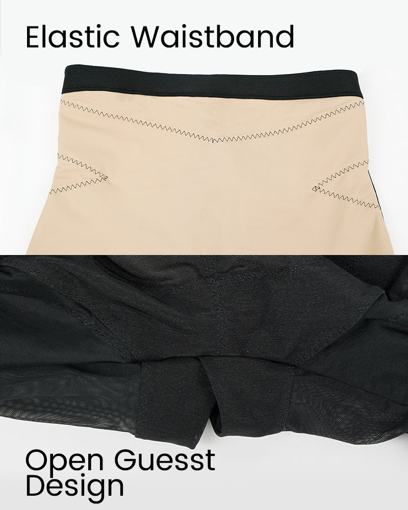 Danyca – High-Waist Mesh Shaping Shorts