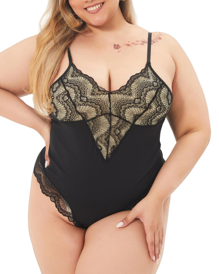 Caliviennee – Lace Shapewear Bodysuit