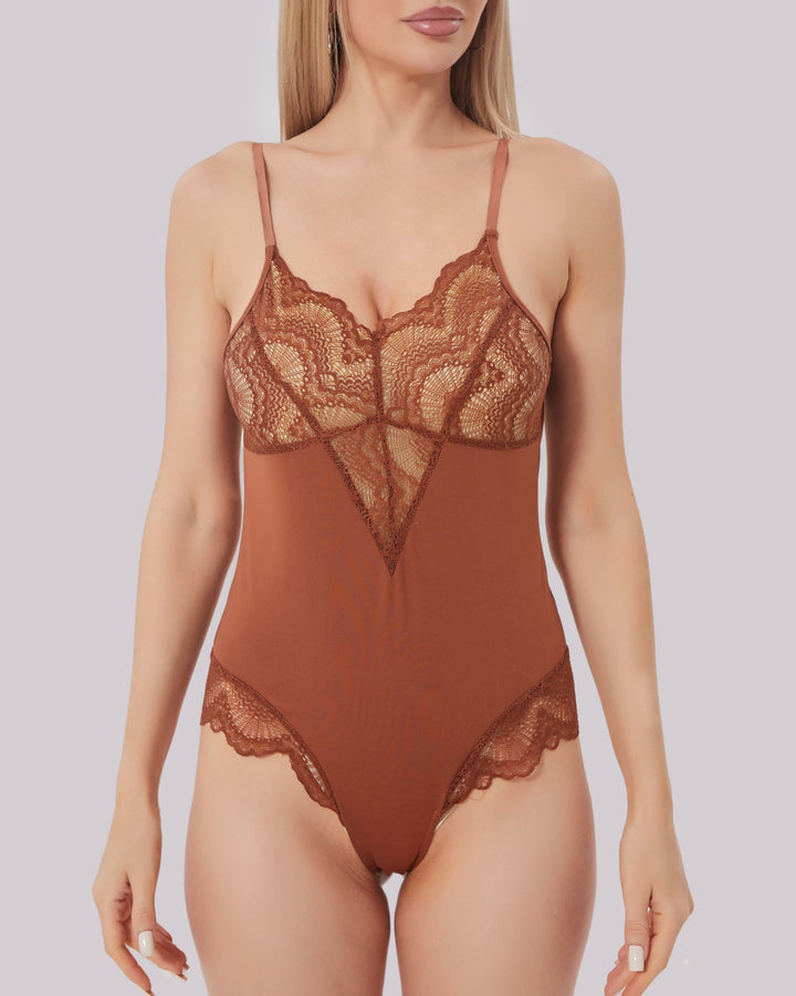 Caliviennee – Lace Shapewear Bodysuit