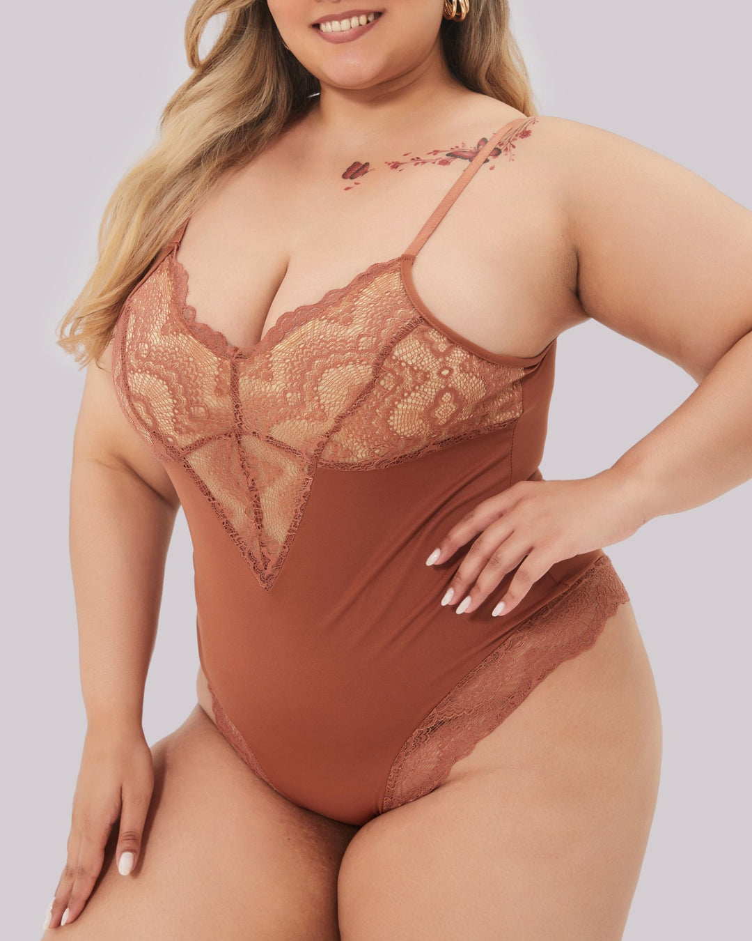 Caliviennee – Lace Shapewear Bodysuit
