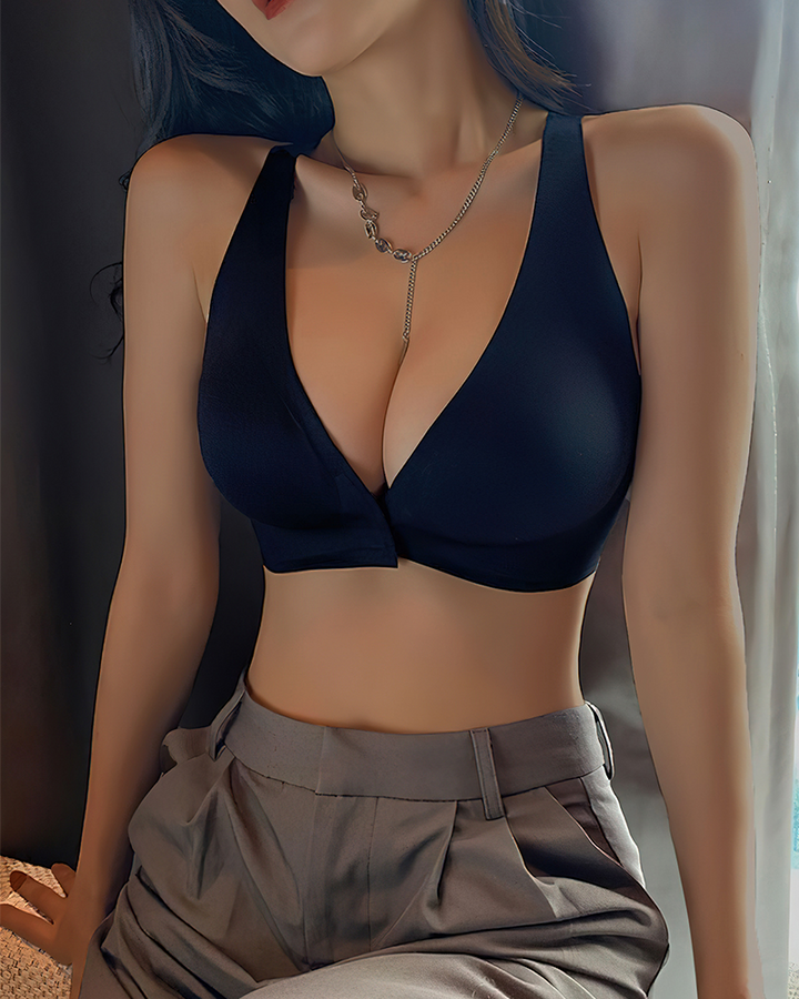 Auralisse – Deep V Front Closure Push-Up Bra