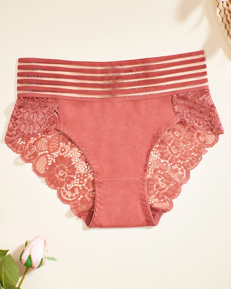 Cyralissevia – High-Waist Lace Seamless Panties