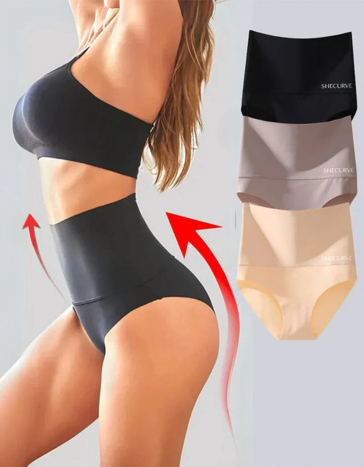 Aurelithia – Three-Pack High-Waist Tummy Control Briefs