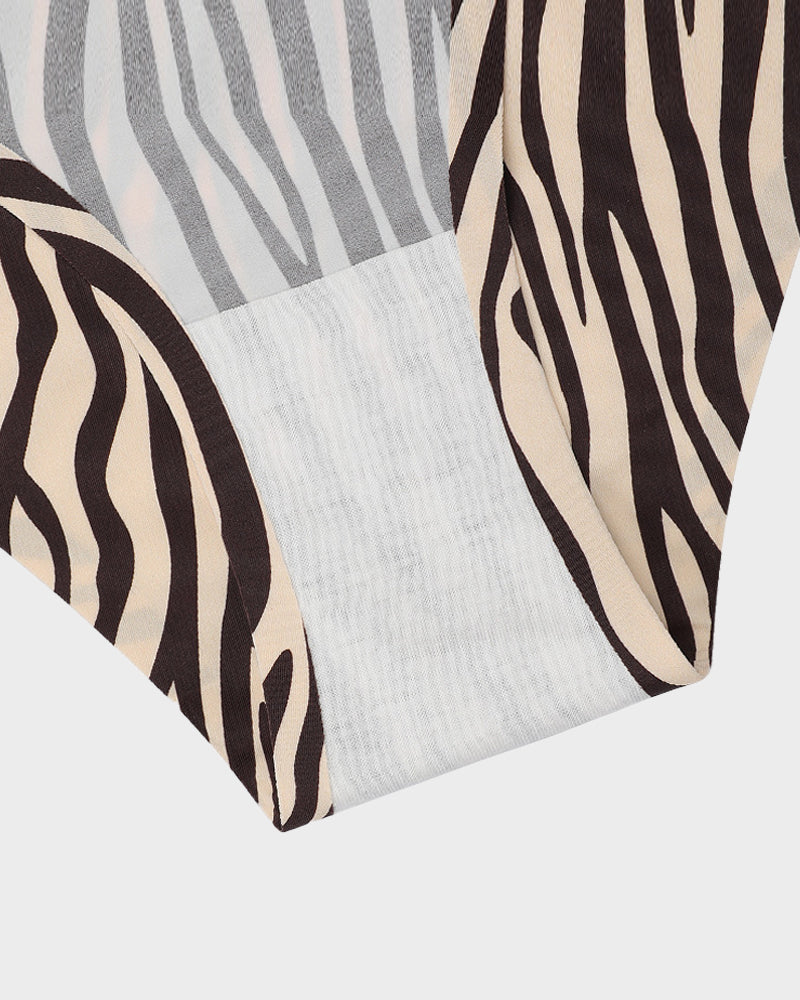 Auryssane – Low-Rise Animal Print Cheeky Panty