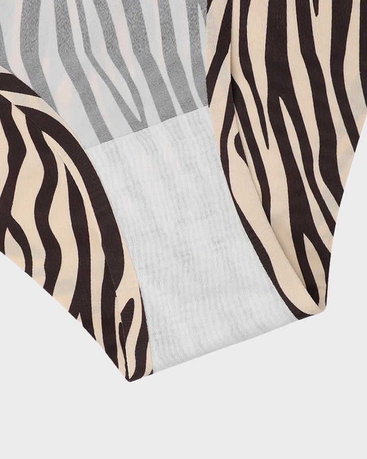 Auryssane – Low-Rise Animal Print Cheeky Panty