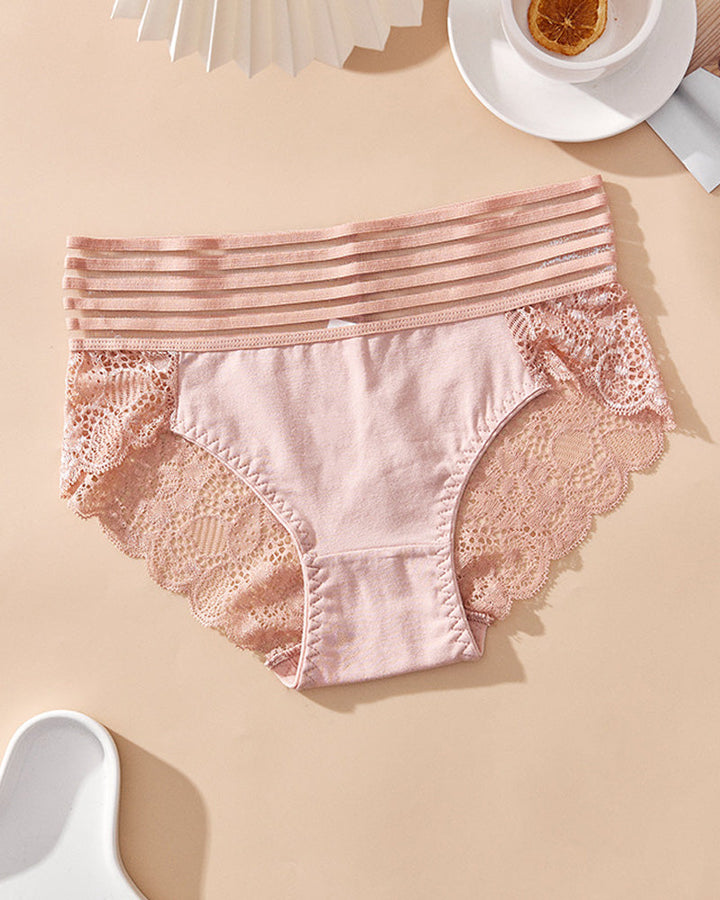 Cyralissevia – High-Waist Lace Seamless Panties