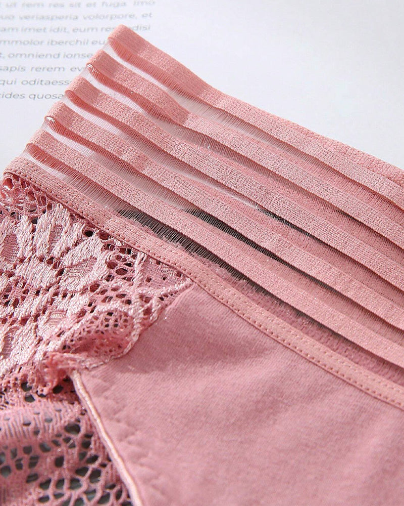 Cyralissevia – High-Waist Lace Seamless Panties
