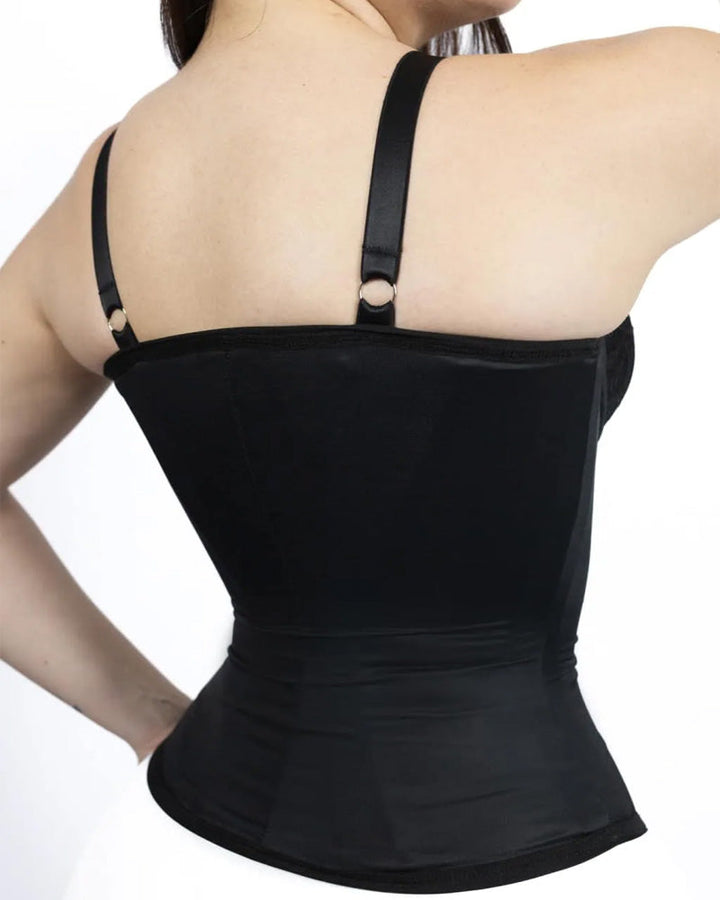 Serenyxia – Seamless Satin Steel Bone Corset Bustier