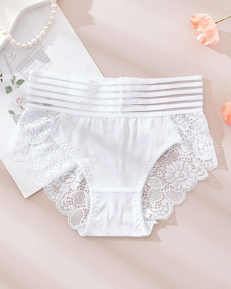 Cyralissevia – High-Waist Lace Seamless Panties