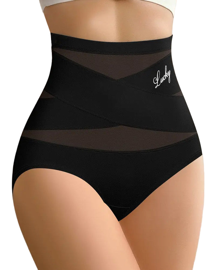 Valorynna – Three-Pack High-Waist Mesh Hip-Lifting Briefs