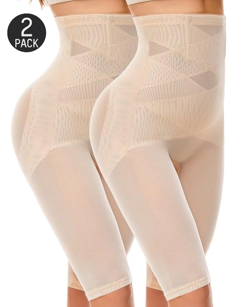 Melanisse – High-Waist Mesh Shaping Tights