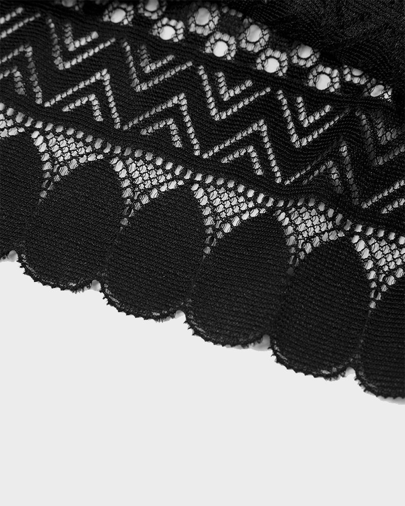 Valeriannei – High-Waist Lace Mesh Shaping Panty