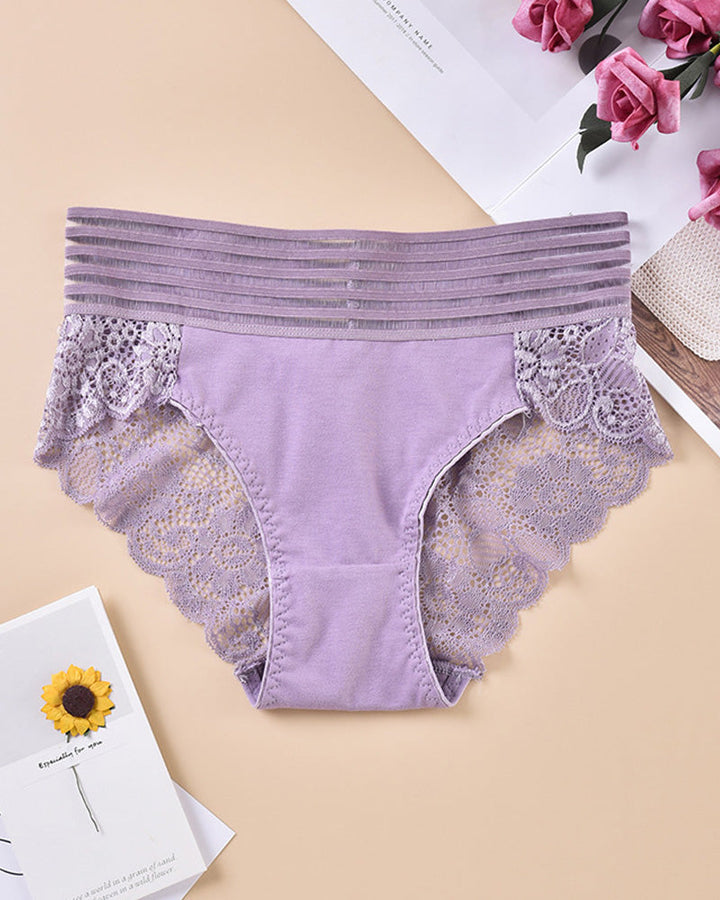 Cyralissevia – High-Waist Lace Seamless Panties