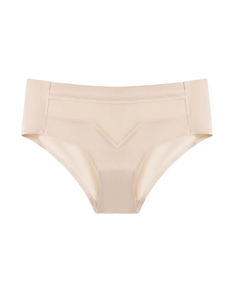 Valessina – Mid-Waist Ice Silk Invisible Underwear