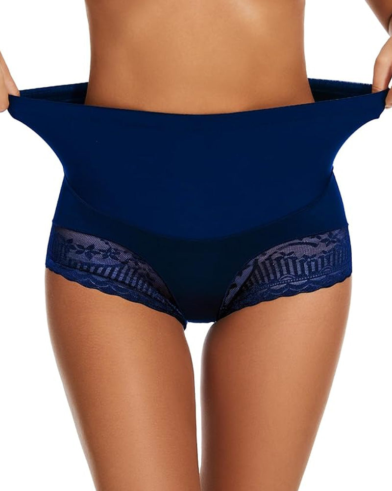 Isylaria – High-Waist Lace Seamless Shaping Panties