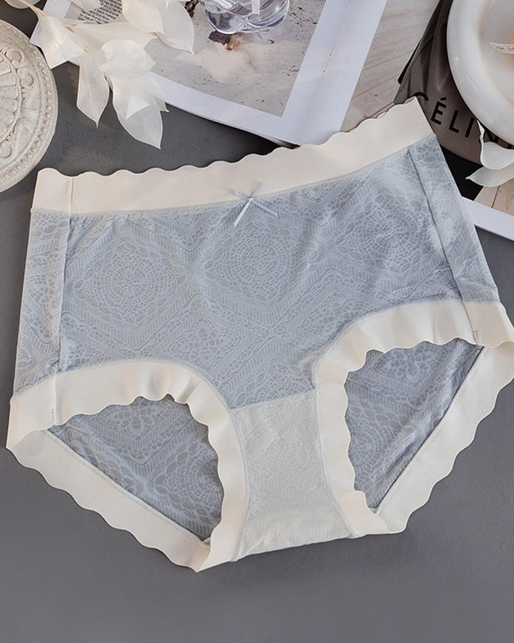 Calystria – Ice Silk Mid-Waist Lace Panties