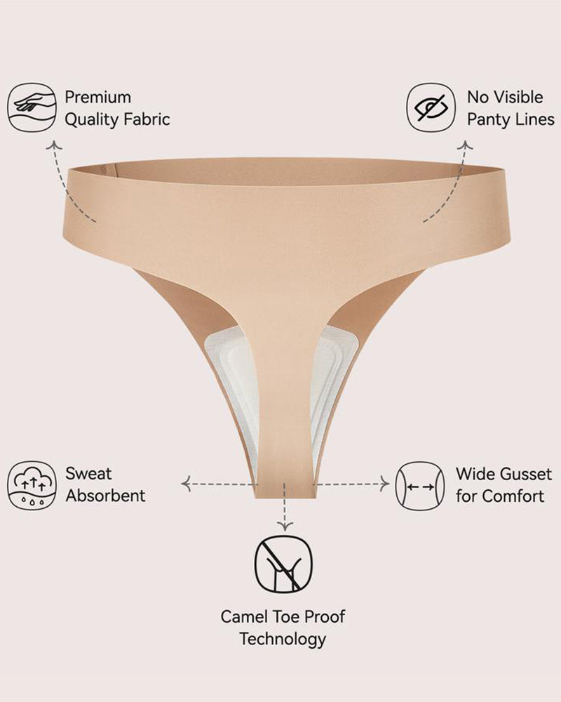 Calisynara – Seamless Cameltoe-Proof Shaping Thongs