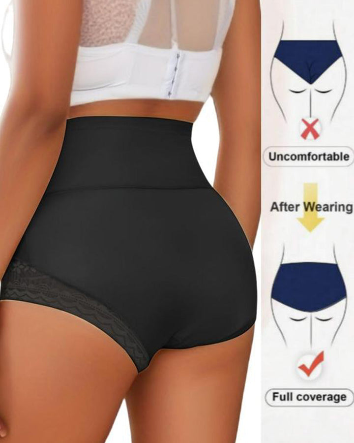 Isylaria – High-Waist Lace Seamless Shaping Panties