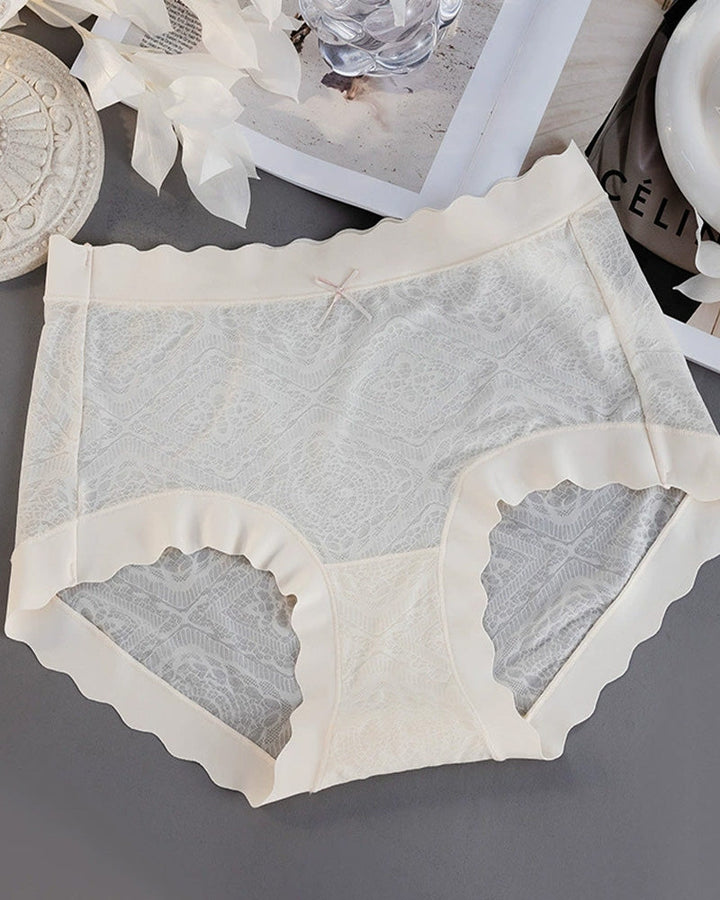 Calystria – Ice Silk Mid-Waist Lace Panties
