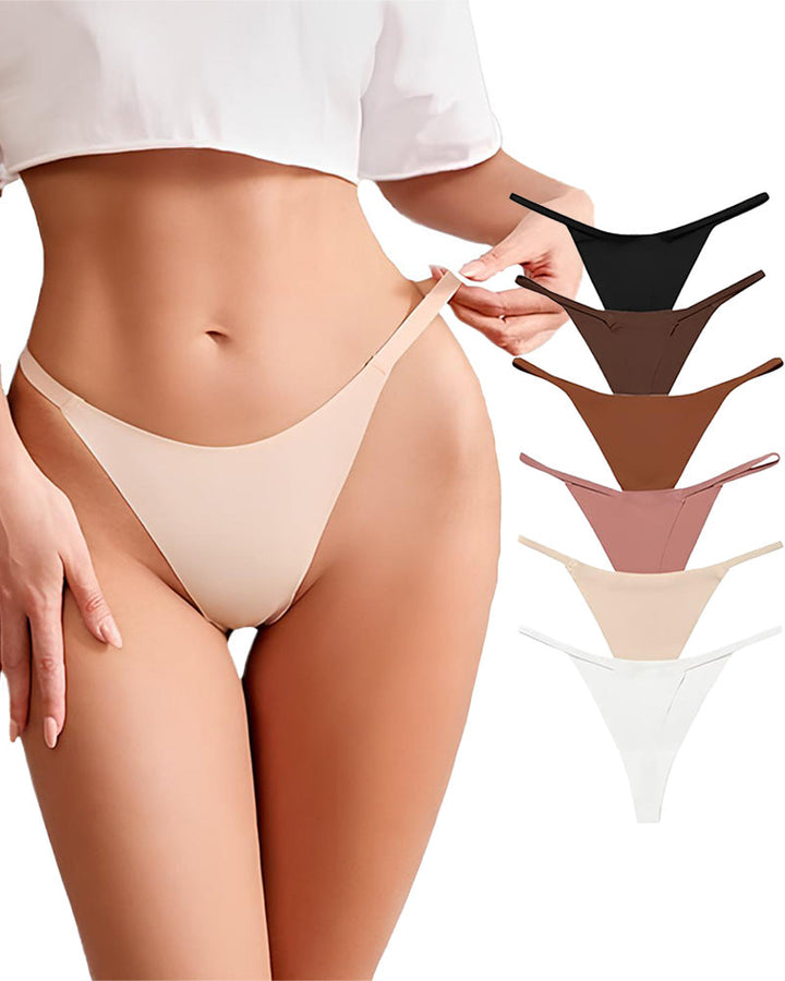 Serenyllia – Ice Silk Seamless T-Shaped Briefs