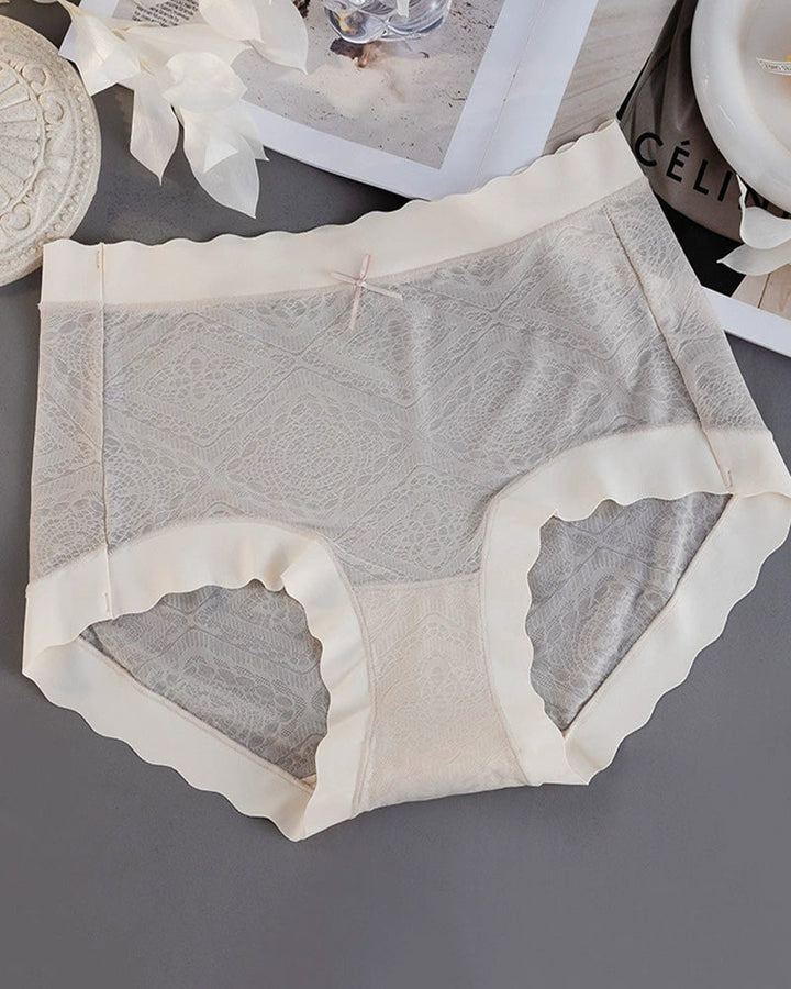 Calystria – Ice Silk Mid-Waist Lace Panties