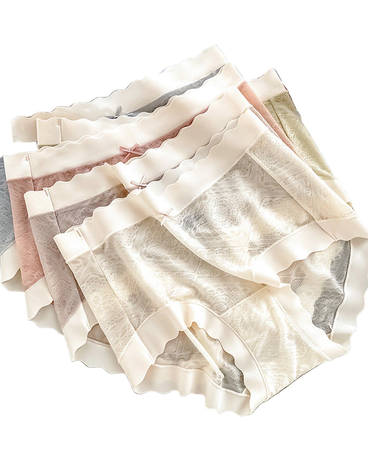 Calystria – Ice Silk Mid-Waist Lace Panties
