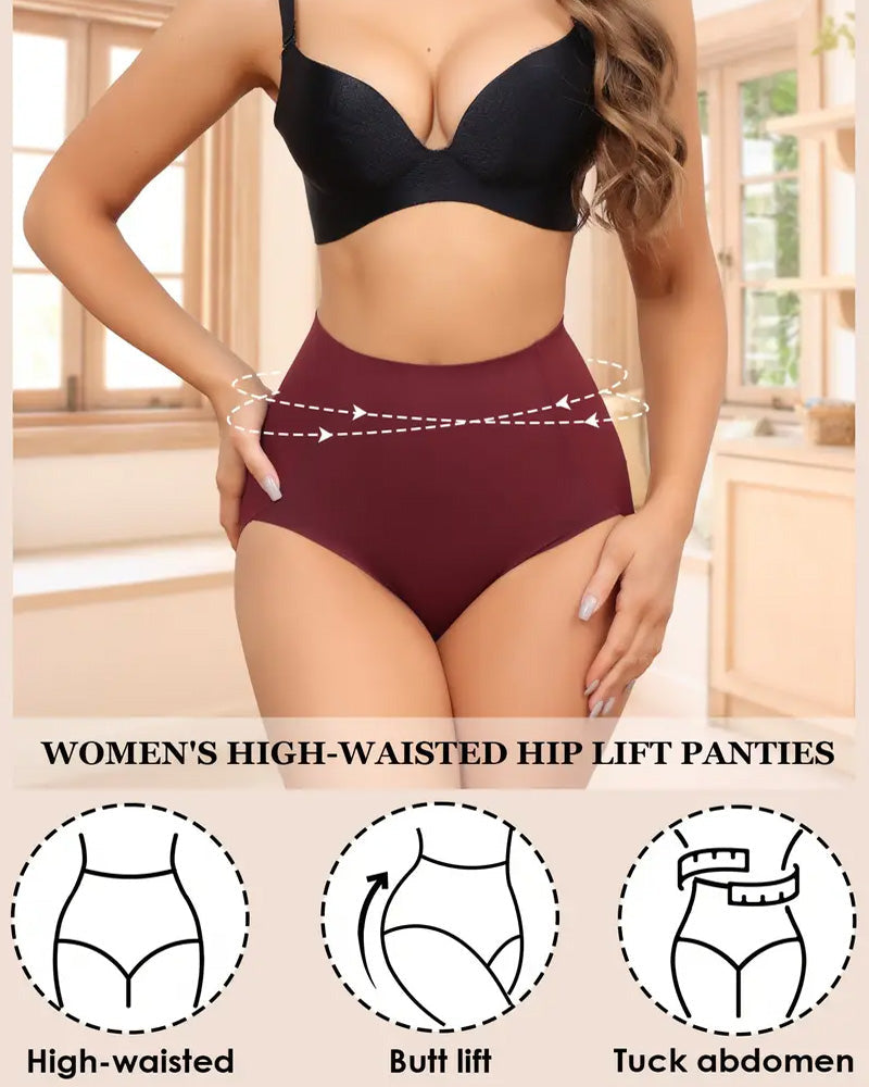 Melvarissea – Three-Pack High-Waist Tummy Control Underwear