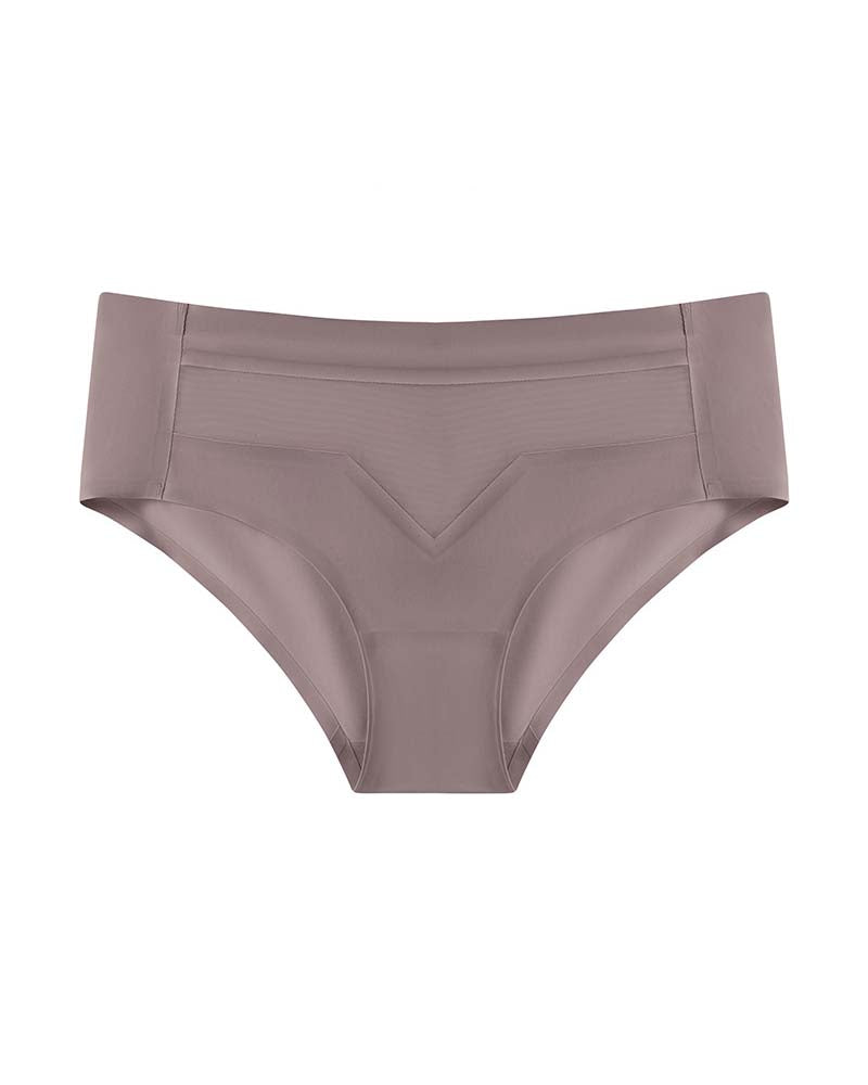 Valessina – Mid-Waist Ice Silk Invisible Underwear